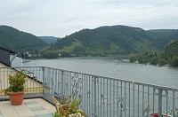  Arriving in Boppard, I think we got one of the best hotels in the city, Hotel Bellevue!  Check out this view of the Rhine!