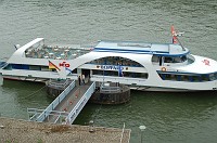  One of the many cruise ships that dock at Boppard.