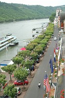  This is the part of Boppard's promenade that runs in front of the Hotel Bellevue.