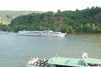  One of the many, many cruise ships that traverse the Rhine daily.