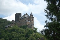  Burg Katz, high above St. Goarshausen.  It's still in private hands.  