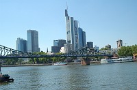  One final view of downtown Frankfurt.  These are the tallest buildings in all of Germany.