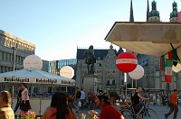  More of the Halle market place.