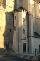  A cool staircase on the church.