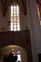  The Bach Window across from the New Bach Organ.