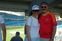  Carolyn and Ryan at our first World Cup Soccer game.