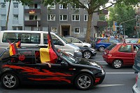  Germany had just shut out Sweden 2-0 in the second round and German fans were celebrating in the streets of Mainz (and all around Germany).