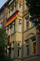  I had been in Germany many times before, I've lived there and travelled from north to south, east to west.  But never have I seen German flags like what were on display during World Cup 2006.  German pride in their soccer team and in their country took over everything.