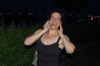  Carolyn calling home one last time.