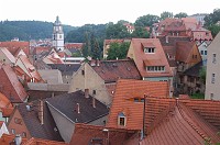  The roofs of Meissen with the tower of the Church of Our Lady.
