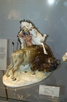  One of Meissen's artists spent time traveling through the United States.