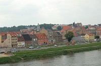  Overlooking the city center.  Notice the tower of the Church of Our Lady in the photo.