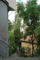  This path leads off of Seelensteig down towards the Church of Our Lady and the market square.