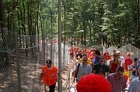  And the worst part was the 200+ steps we had to climb in the heat to get to the stadium.  (Yes, we counted them!)