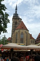  This is the Stiftskirche, or Collegiate Church.  A church was originally built on this spot in 1175.  We heard an organ concert in this church.